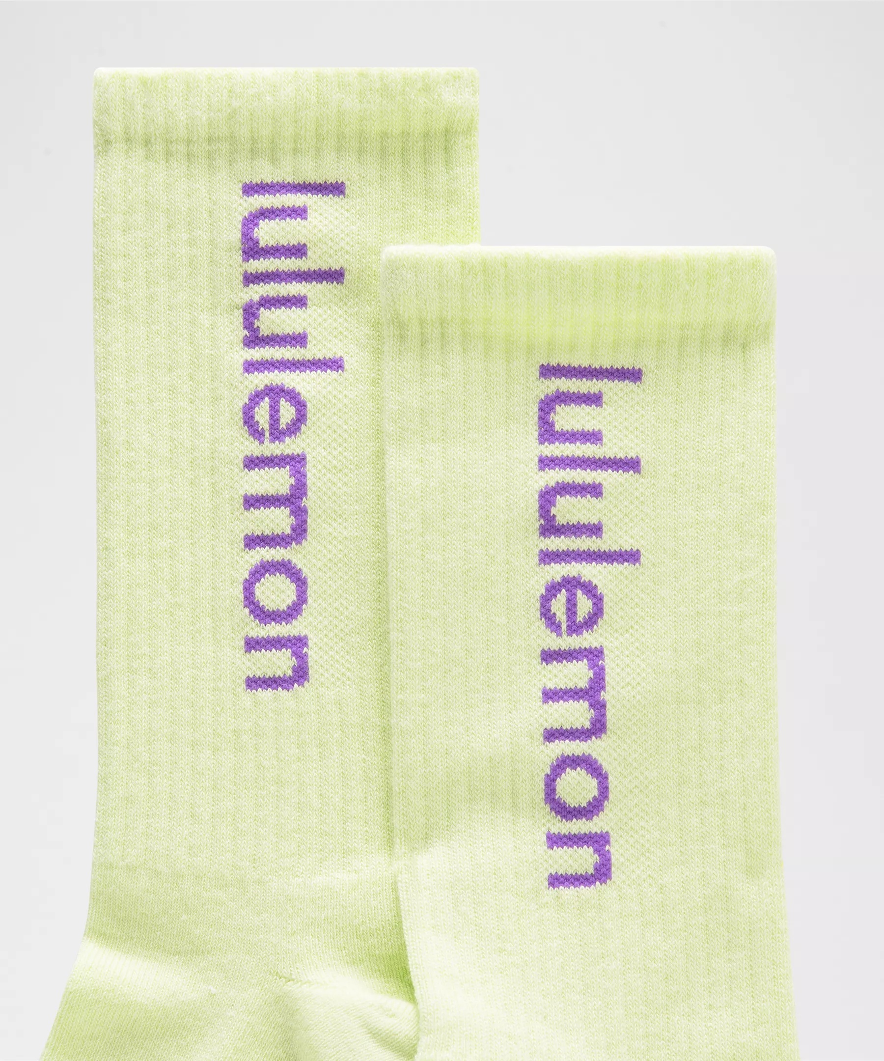 Unisex Daily Essential Crew Socks Wordmark *3 Pack - 2