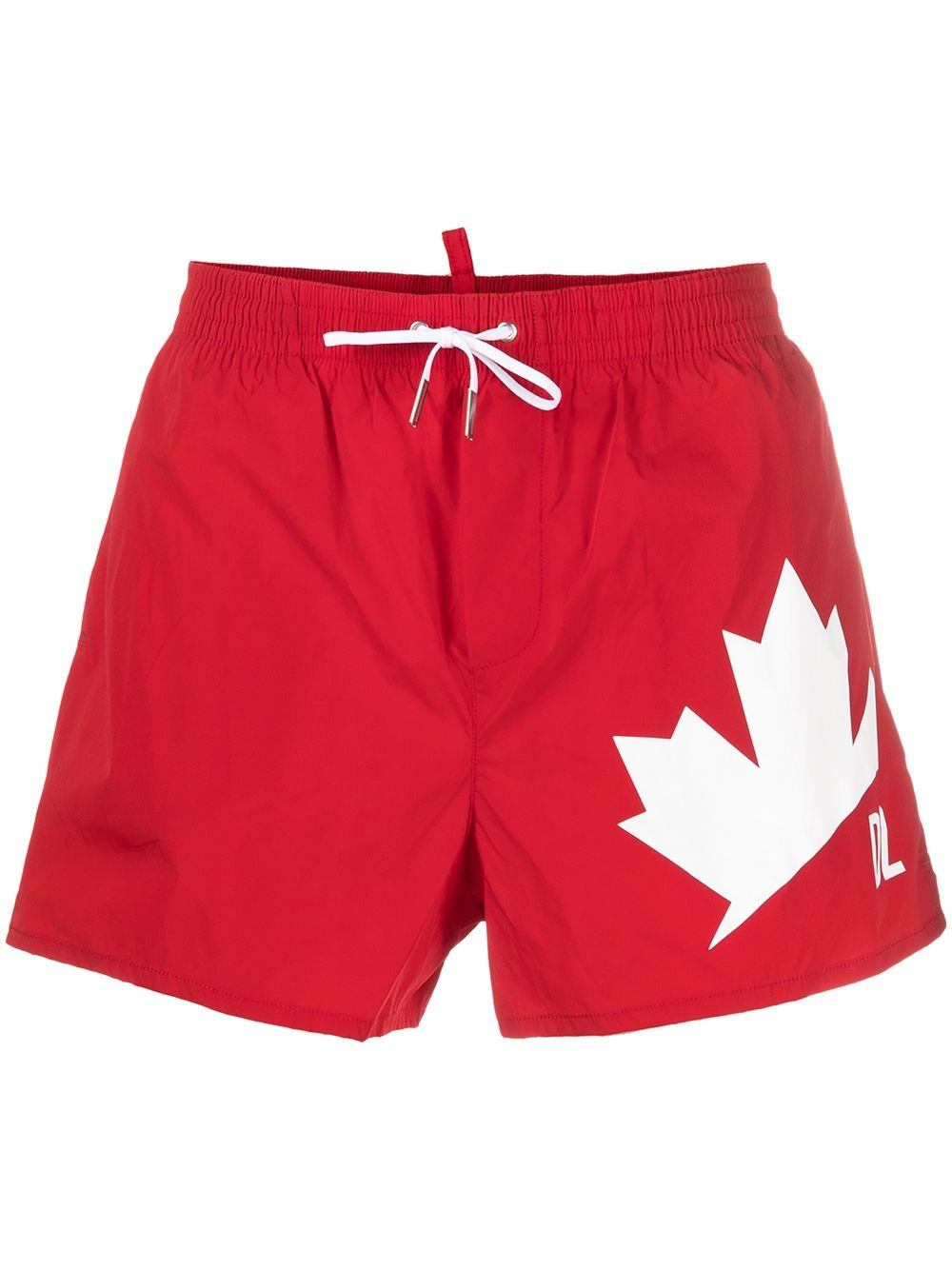 Maple Leaf swim shorts - 1