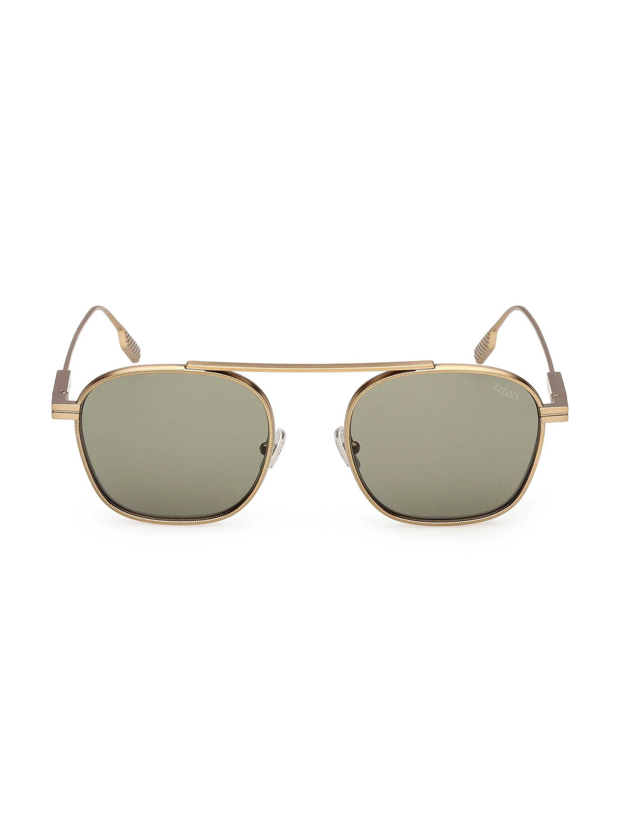 Men's 53MM Round Sunglasses - Pale Gold Smoke - 1