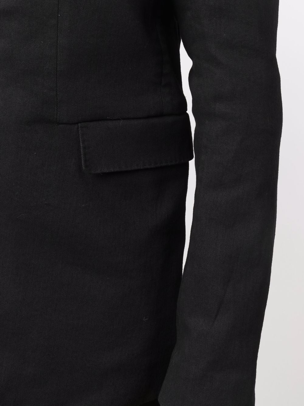 zip-detail single-breasted blazer - 5