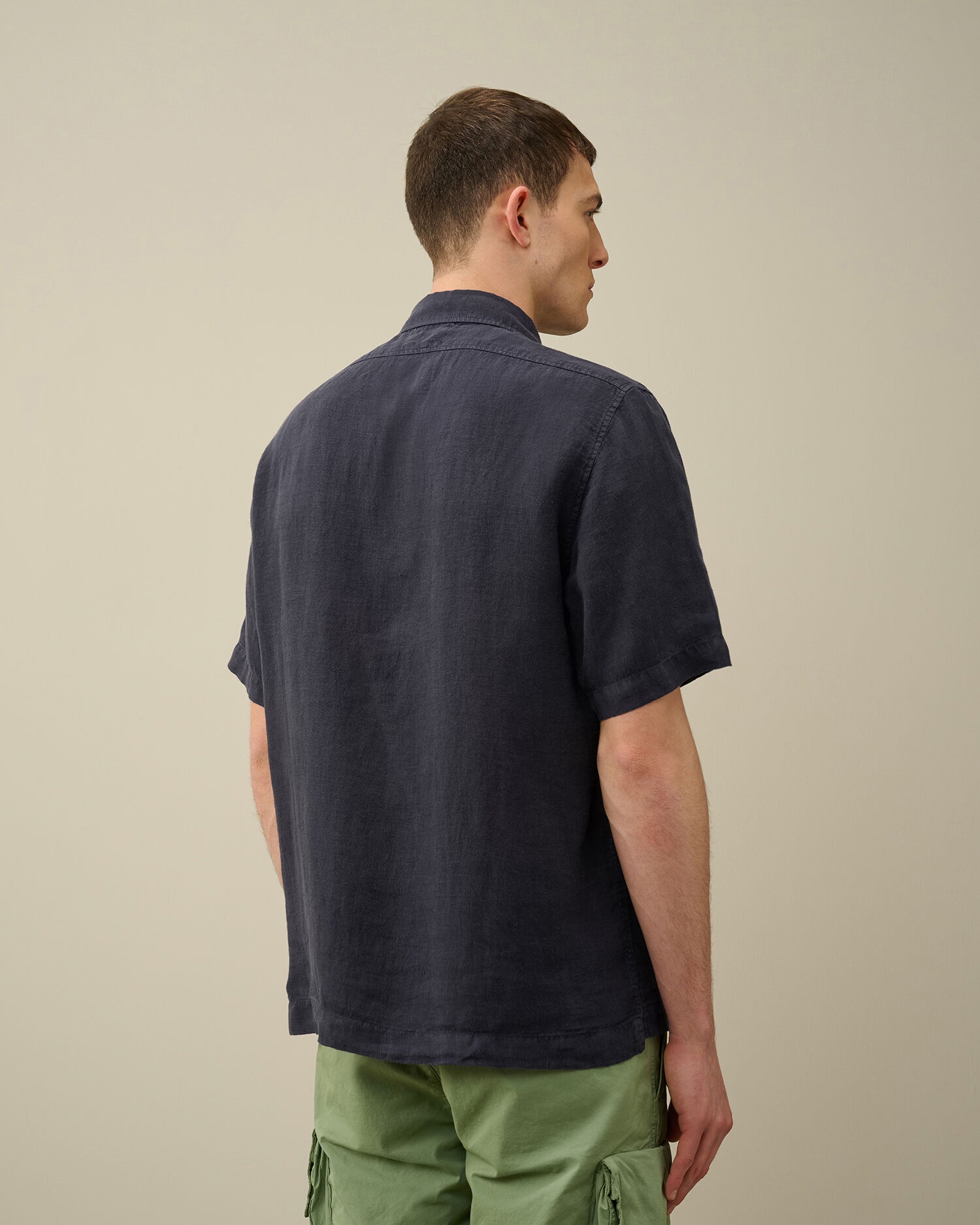 Linen Short Sleeved Shirt - 3