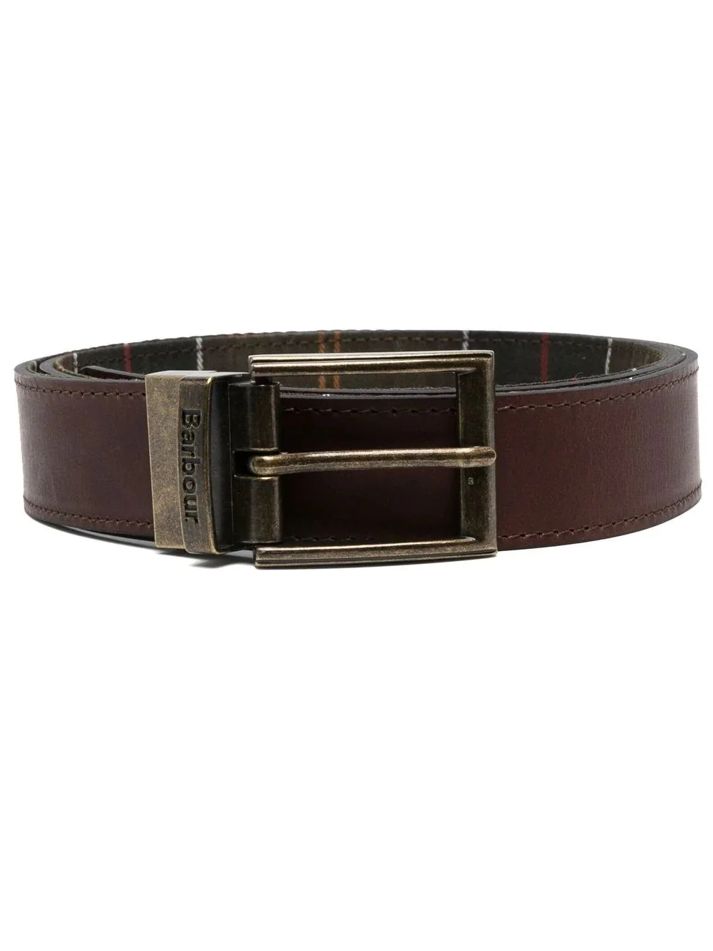 buckle leather belt - 1