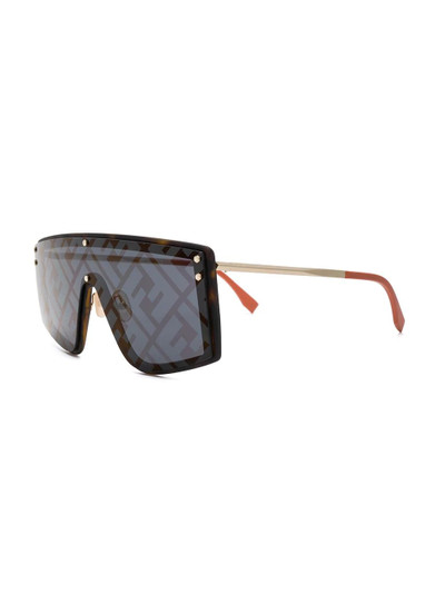 FENDI monogram print sunglasses outlook