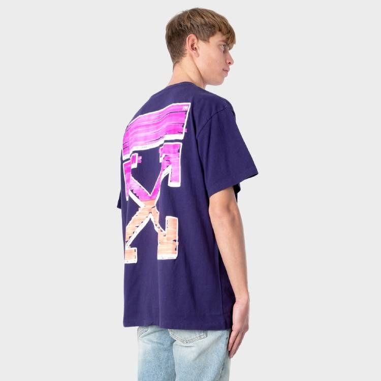 Off-White Marker Over Tee 'Astral Aura' OMAA038R21JER0024632 - 4