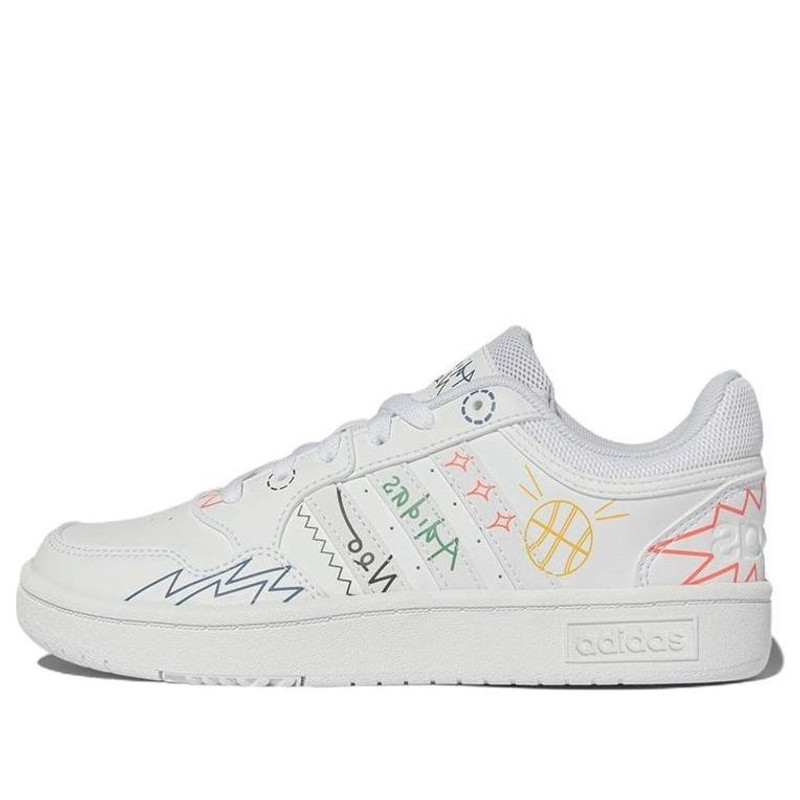 (WMNS) adidas Neo Hoops 3.0 Shoes 'White Muti-Color' HP3164 - 1