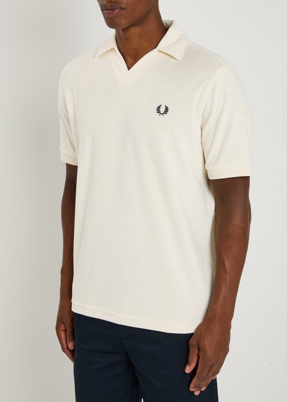 Fred Perry Logo-embroidered Towelling Cotton-blend Polo Shirt - 2