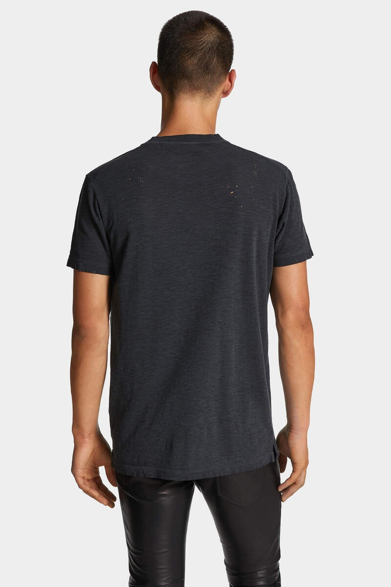 SUPERVINTAGE DYED CIGARETTE FIT T-SHIRT 4