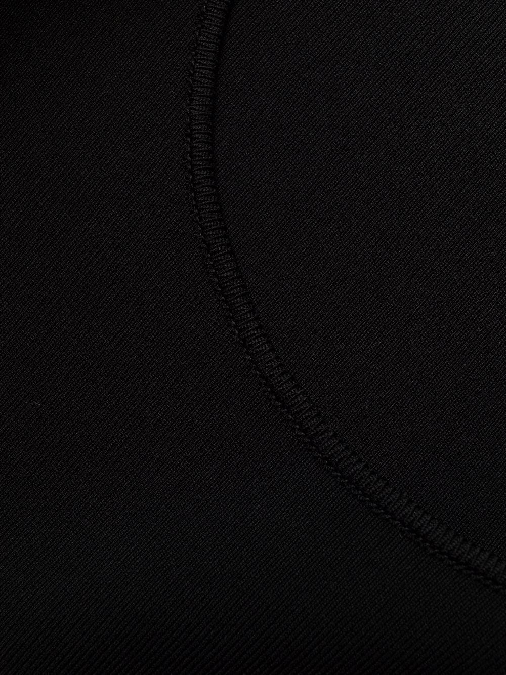 three quarter-sleeved fitted dress - 6