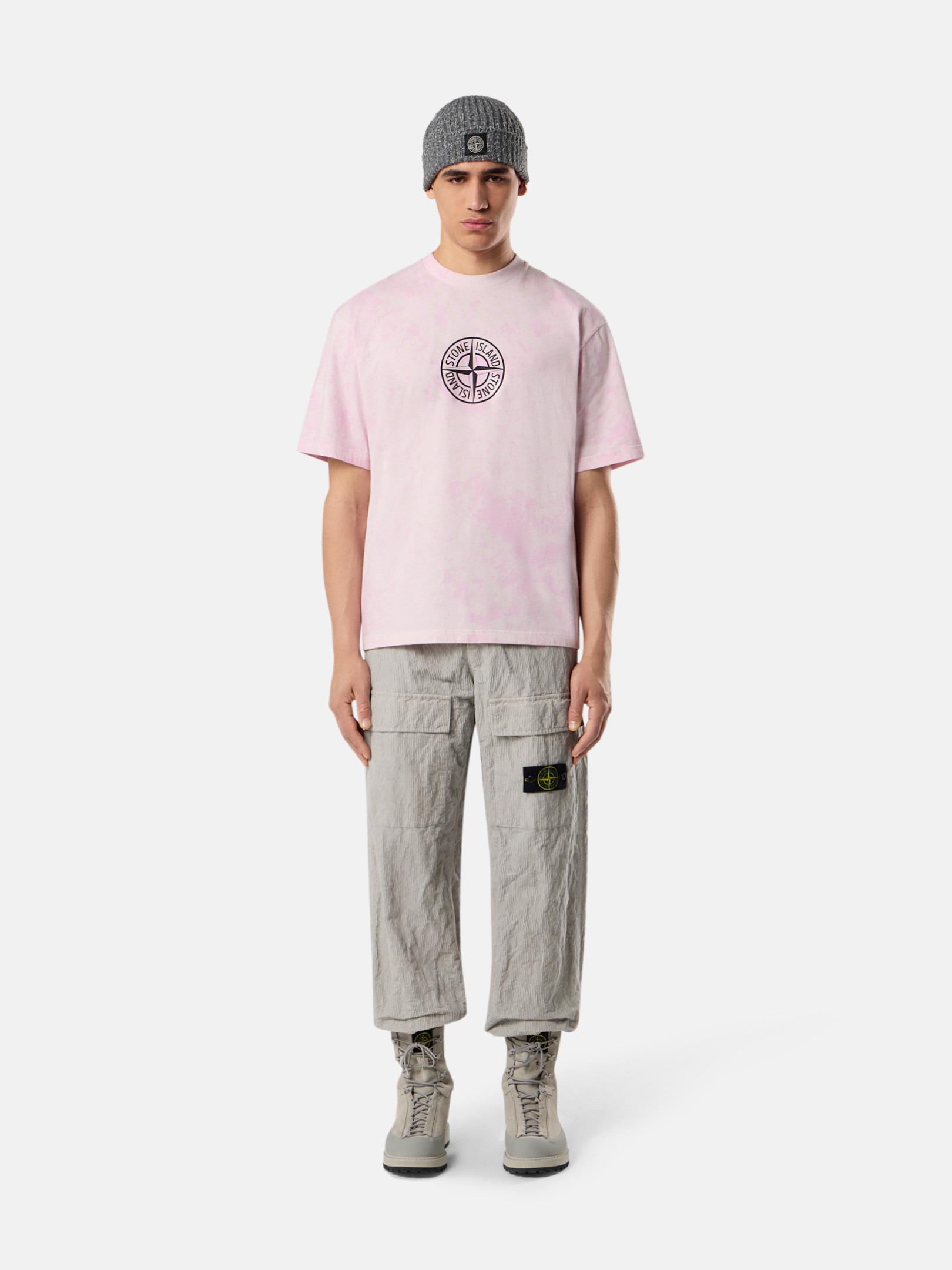 2100021 COMBED ORGANIC COTTON JERSEY 'PAINTBALL' TREATMENT - 5