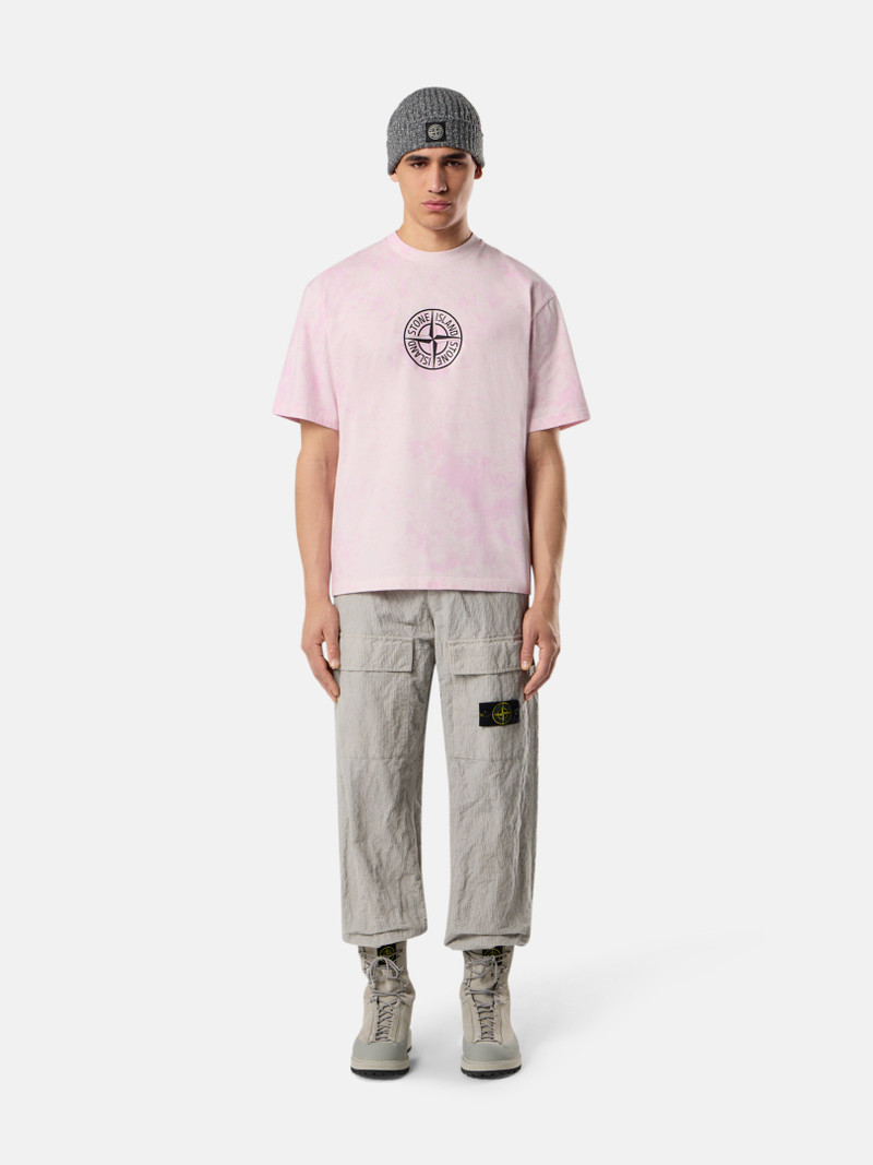 2100021 COMBED ORGANIC COTTON JERSEY 'PAINTBALL' TREATMENT 5