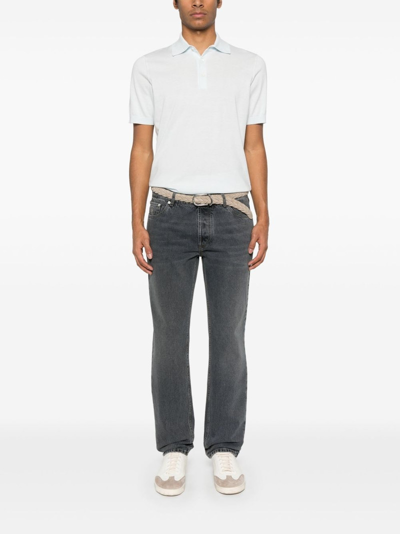 Brunello Cucinelli fine-knit polo shirt outlook