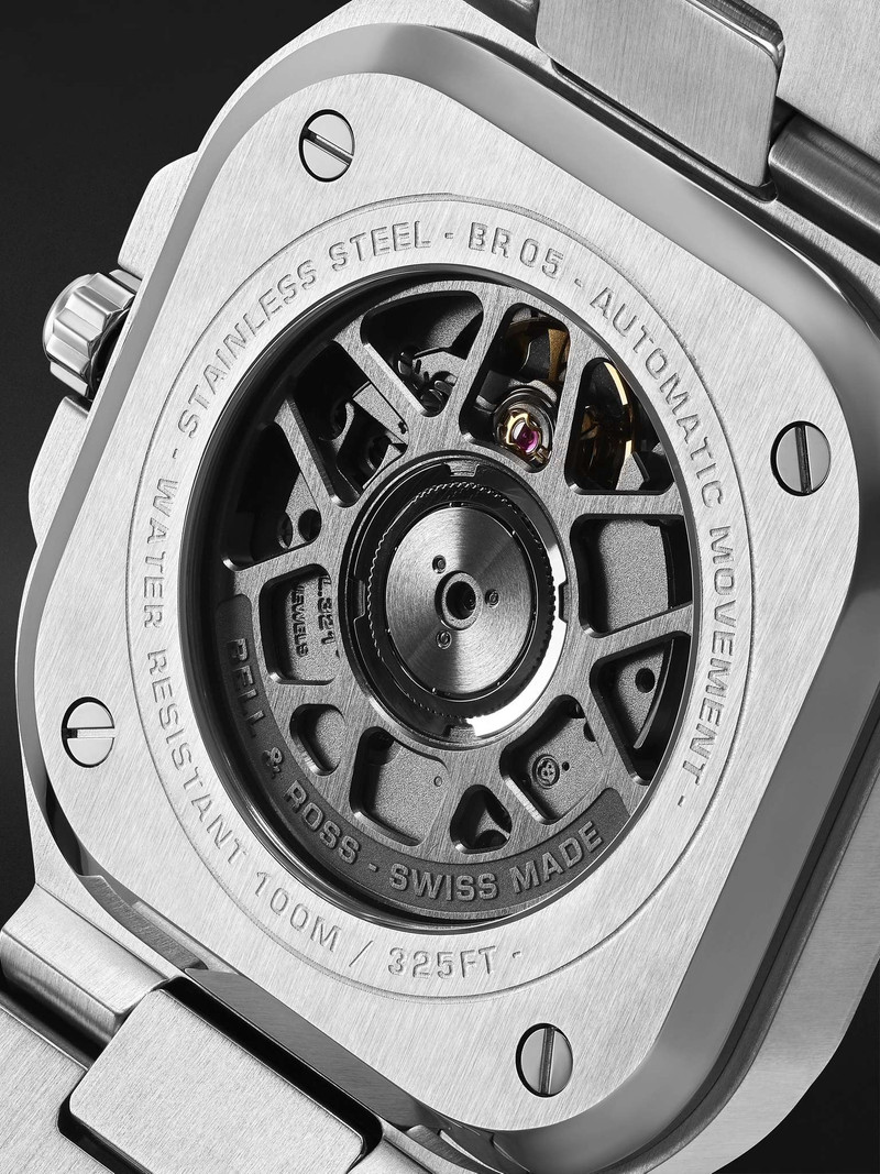 GMT Automatic 41mm Stainless Steel Watch, Ref. No. BR05G-BL-ST/SST 3
