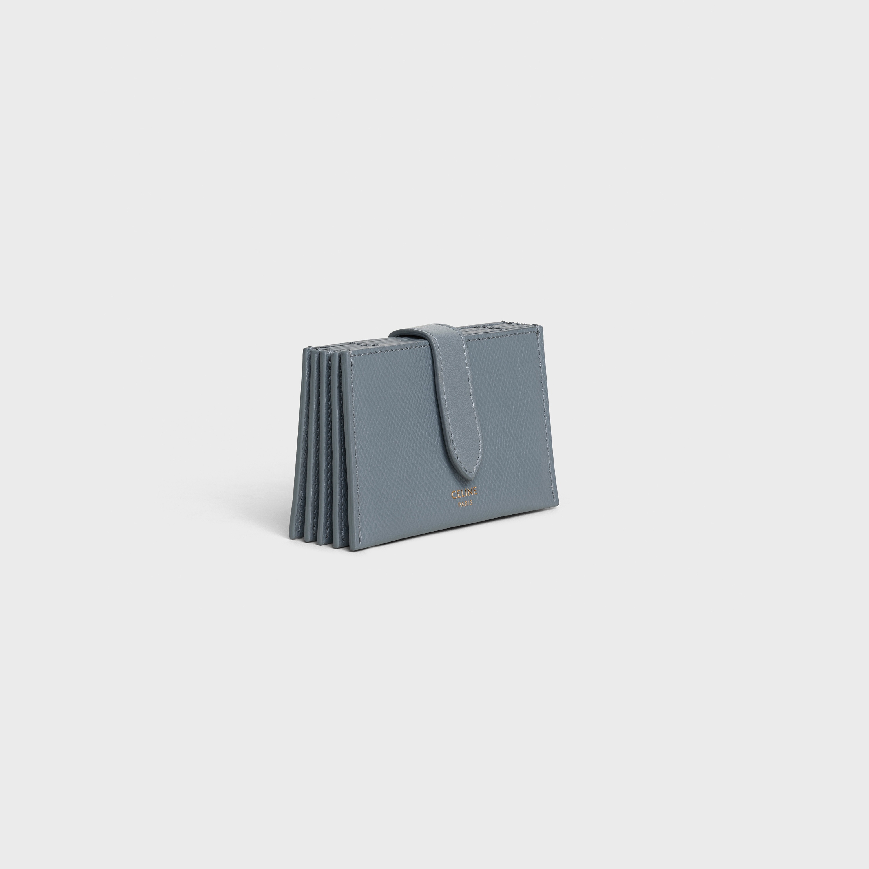 ACCORDEON CARD HOLDER IN GRAINED CALFSKIN - 2