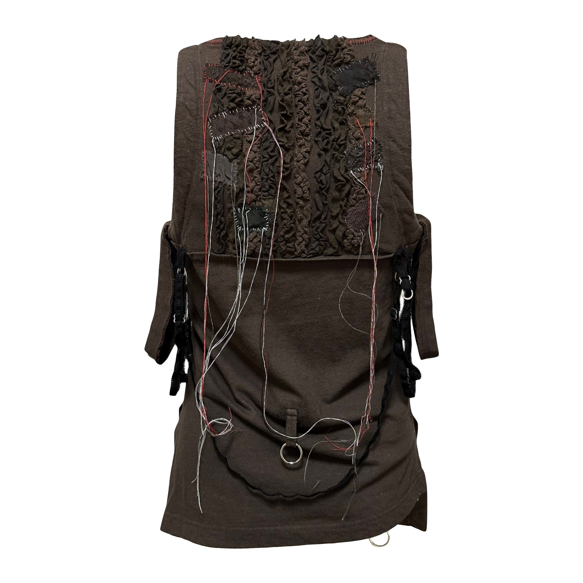 UNDERCOVER Spring Summer 2003 "Scab" Asymmetric Tank Top - 2