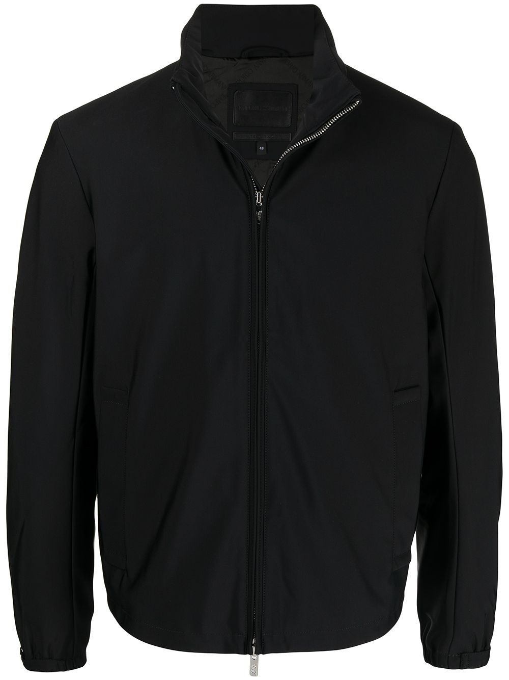 zipped fitted jacket - 1