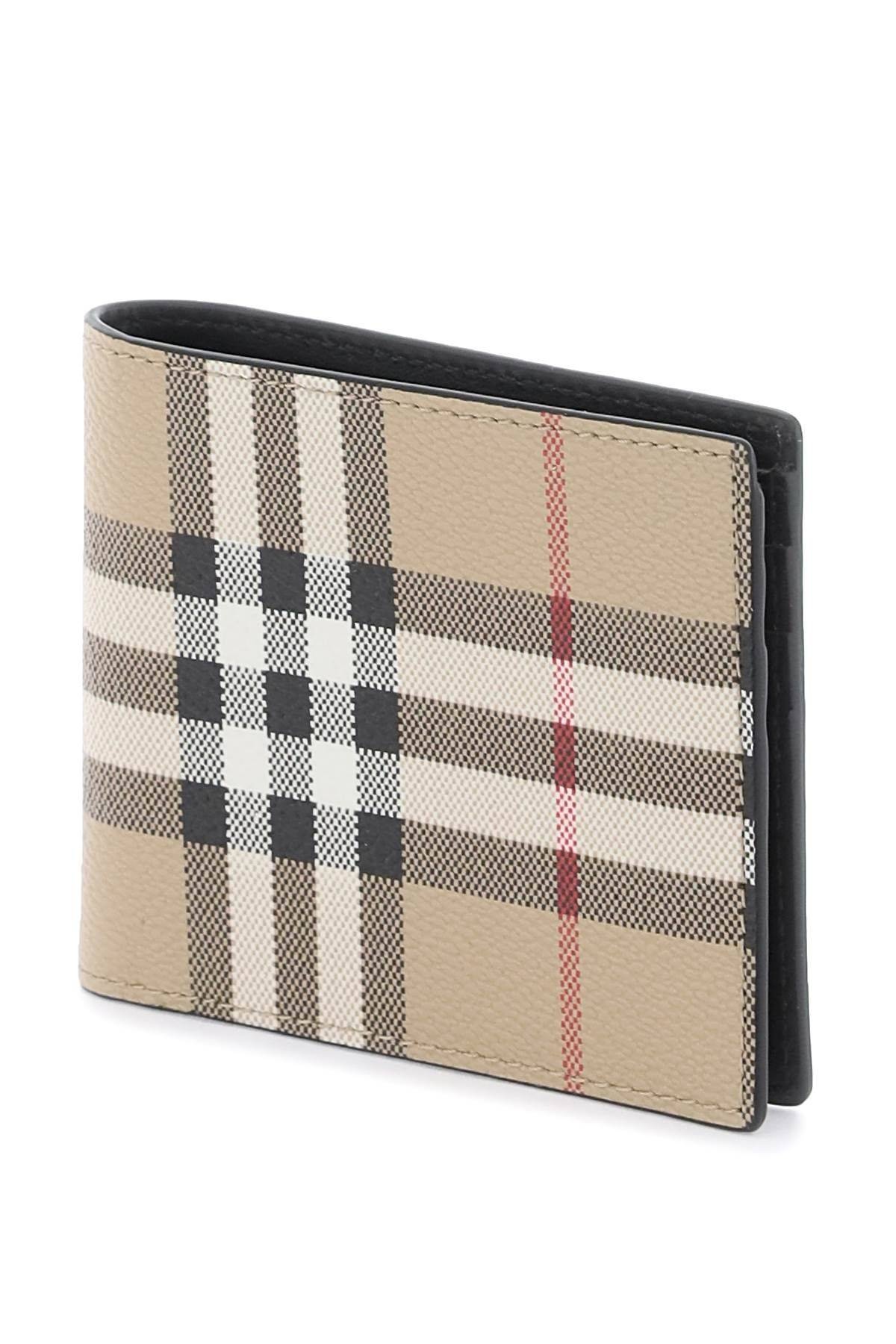 BIFOLD WALLET WITH CHECK MOTIV - 4