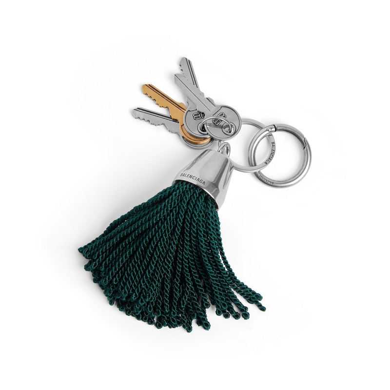 BALENCIAGA Charm/keychain Pompom in Green outlook