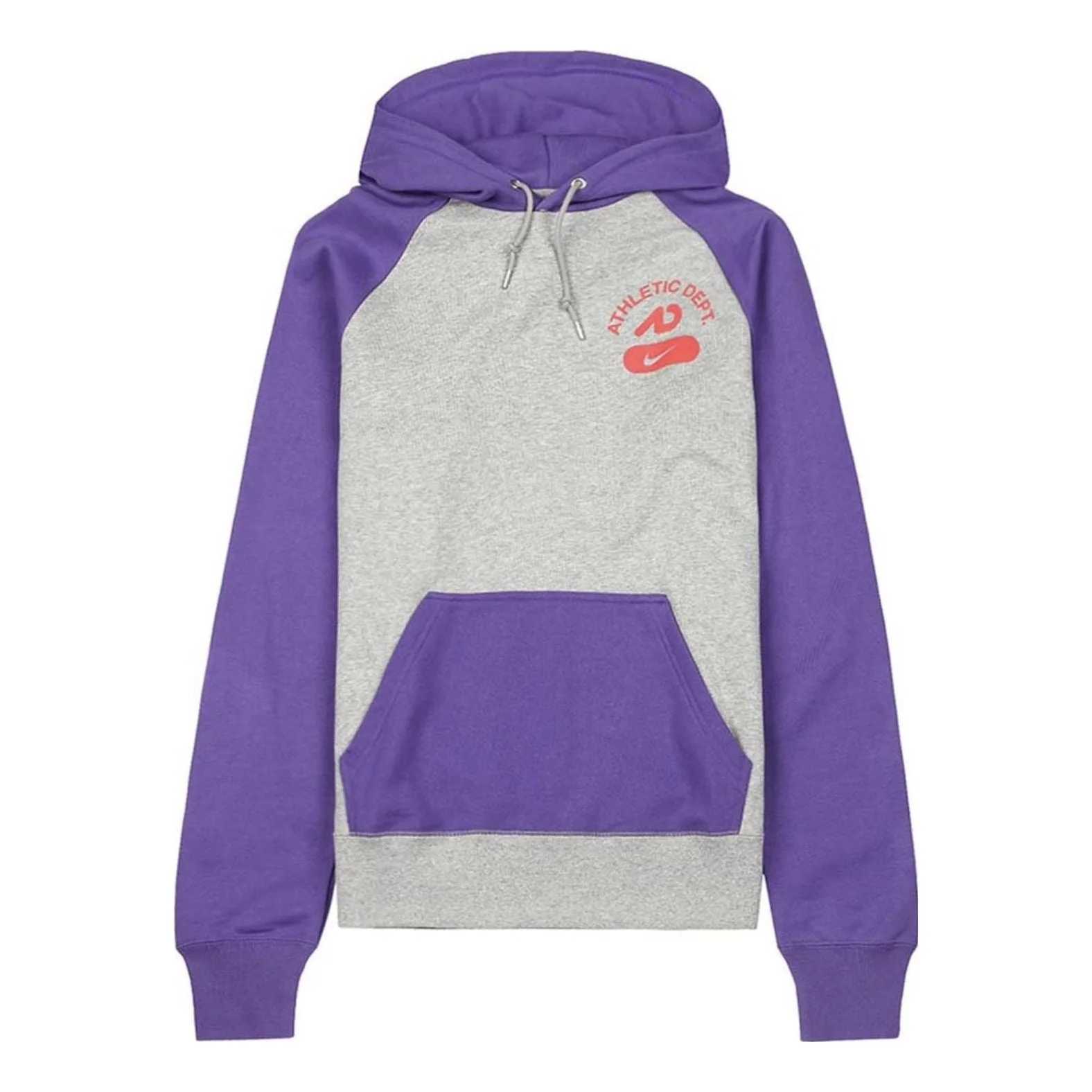 Nike Logo Athletic Daily Casual Hoodie 'Purple Grey' 403978-066 - 1
