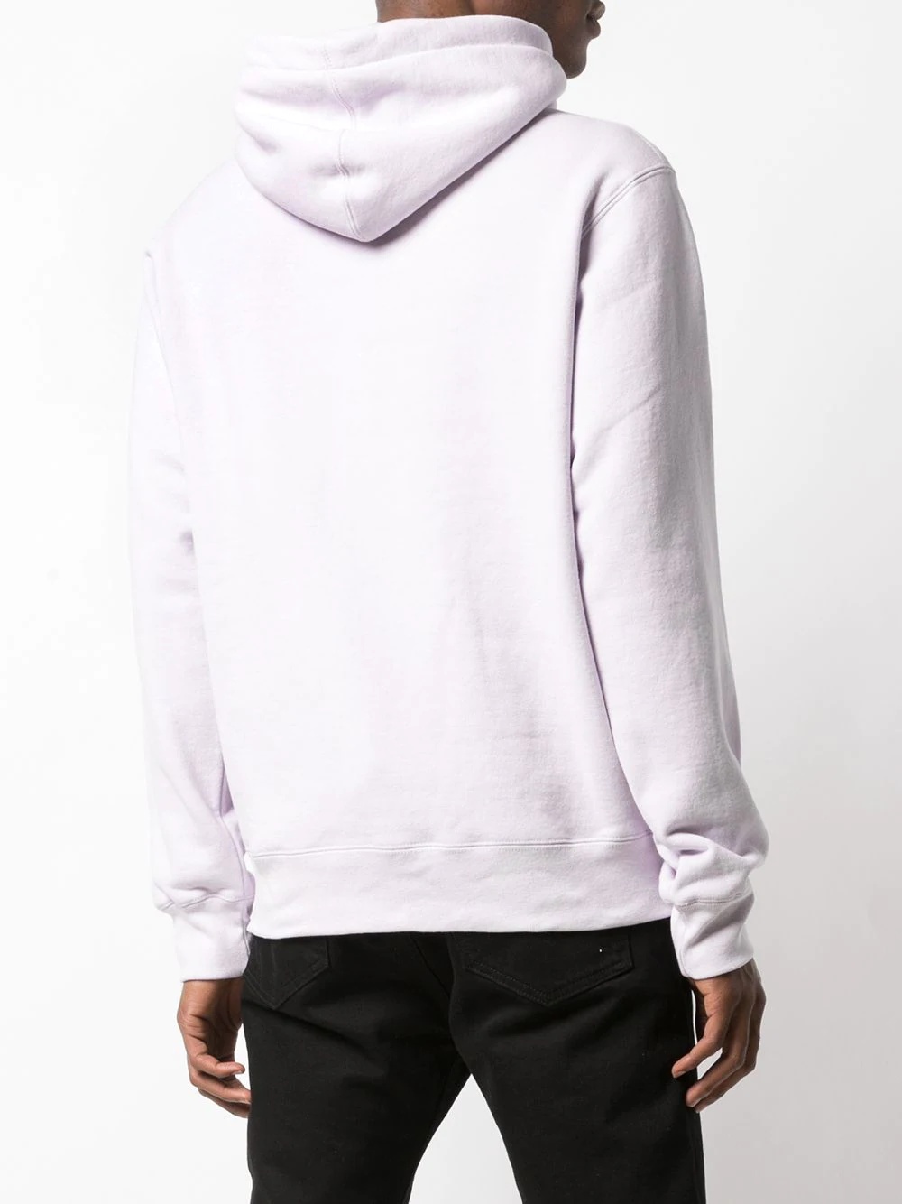 corner label hooded sweatshirt - 4