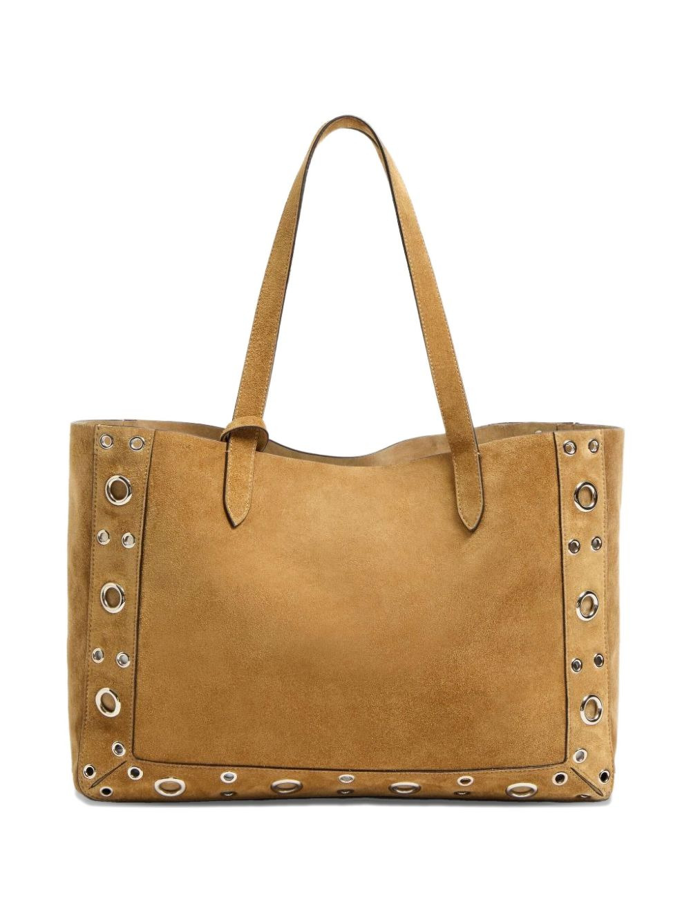 studded suede tote bag - 3