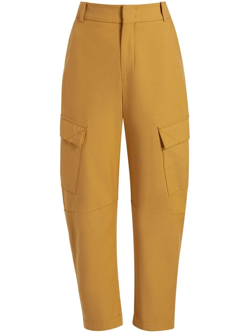 Curved cargo trousers 1