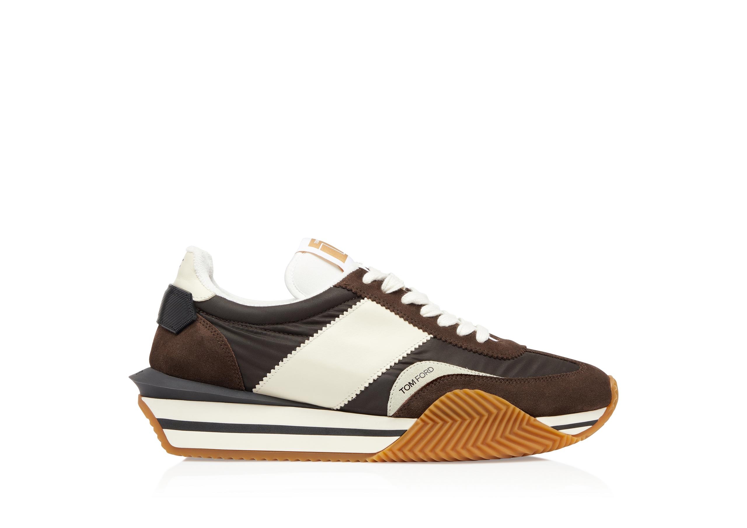 SUEDE TECHNICAL FABRIC JAMES SNEAKER - 1