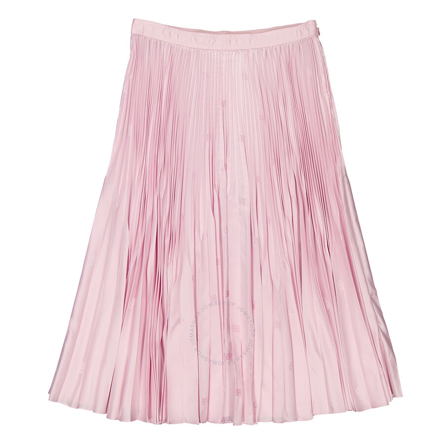 Burberry Pale Candy Pink Angelina Pleated Skirt - 5