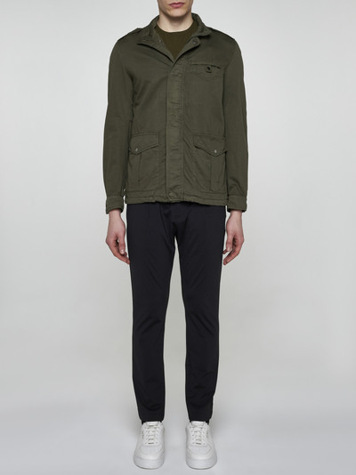 Herno Cotton and linen field jacket outlook