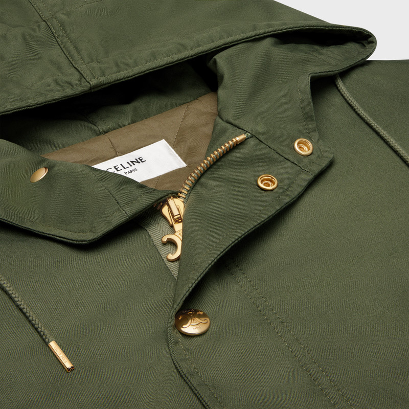 military parka in technical cotton 3