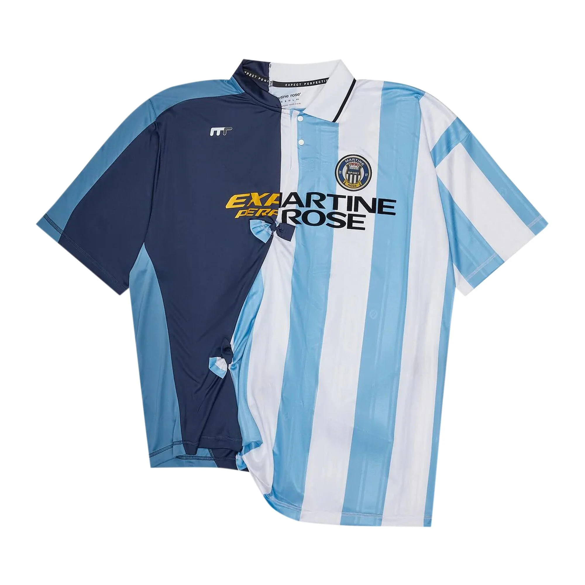 Martine Rose Collage Football Top 'Blue' - 1