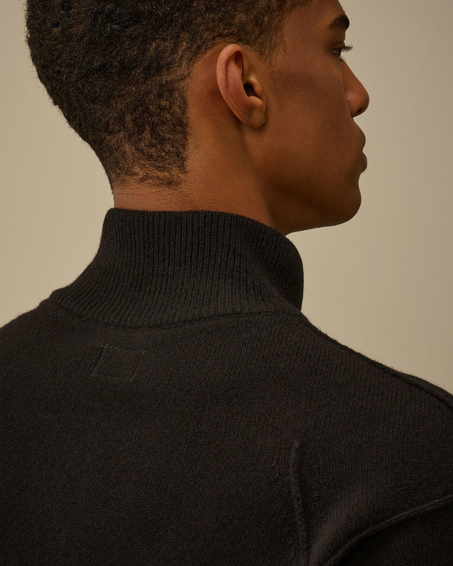 Lambswool GRS Half Zip Sweater - 6