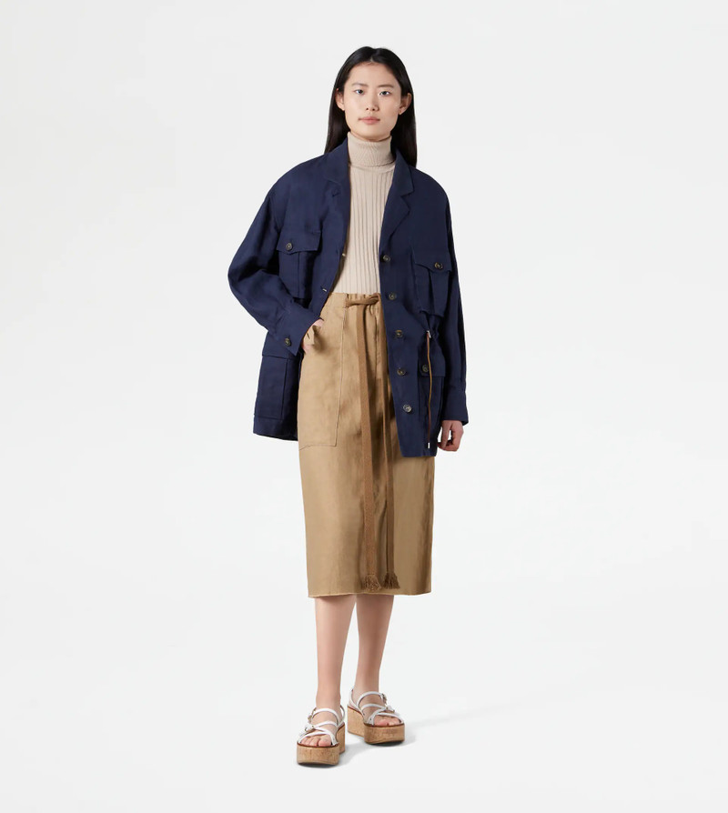 Tod's FIELD JACKET - BLUE outlook