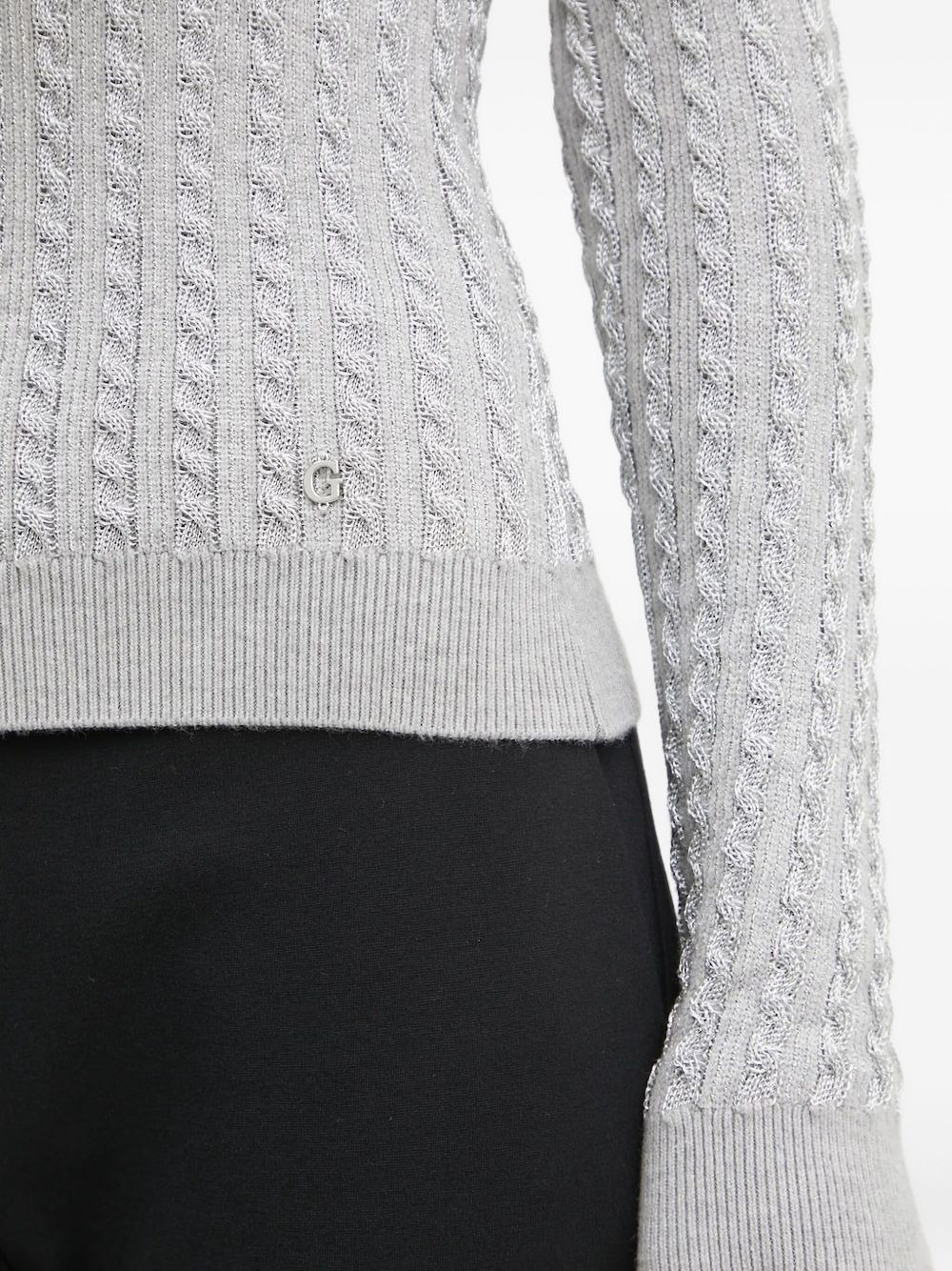 cable-knit sweater - 4