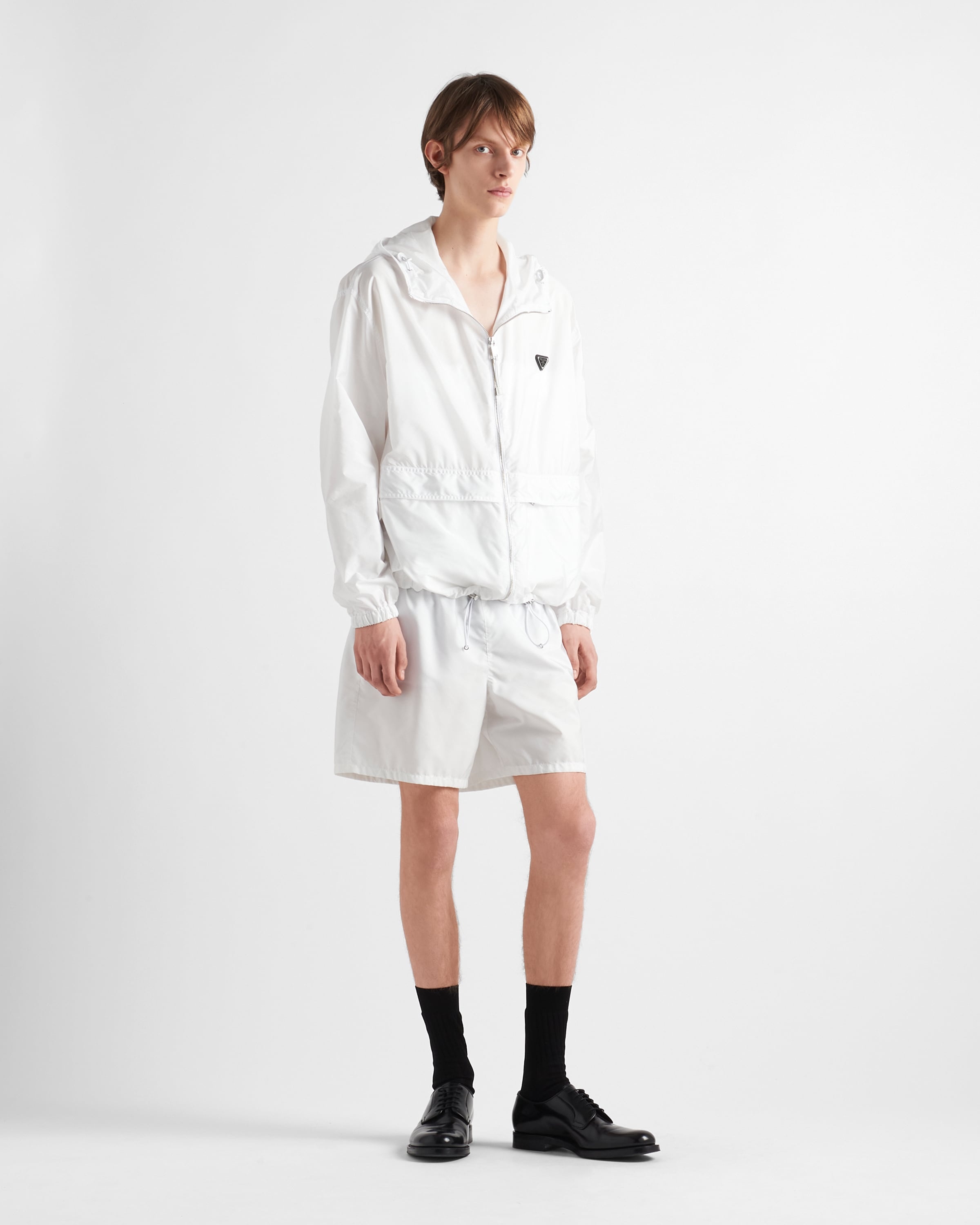 ジャケット PRADA WHITE COTTON REVERSIBLE JACKET Cotton jacket in white - Prada | Mytheresa