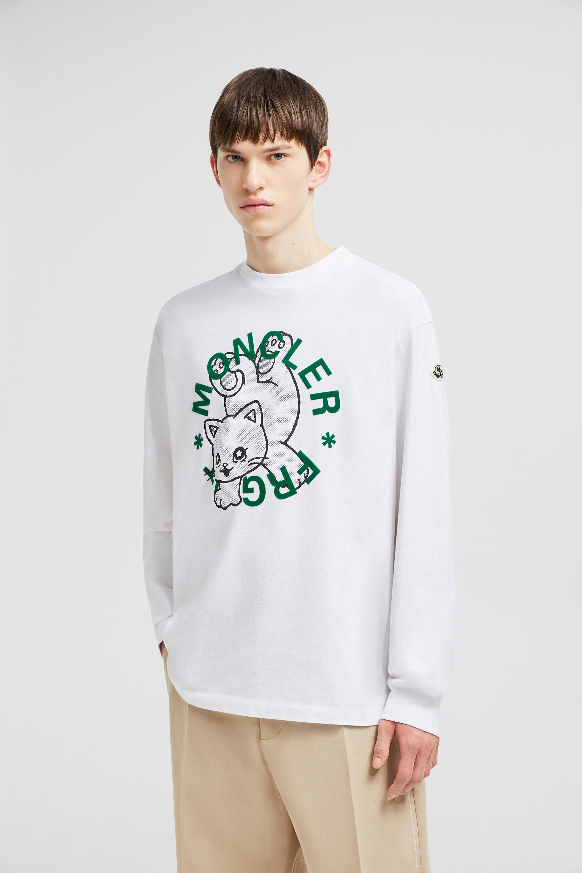 Moncler x FRGMT Cartoon Logo Long Sleeve T-Shirt - 2