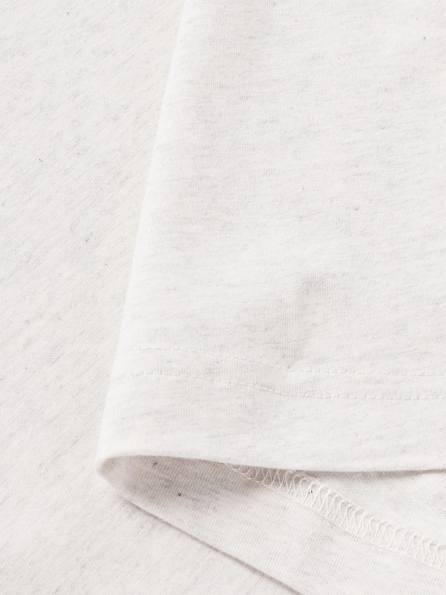 Riviera Cotton-Jersey T-Shirt Cream - 6