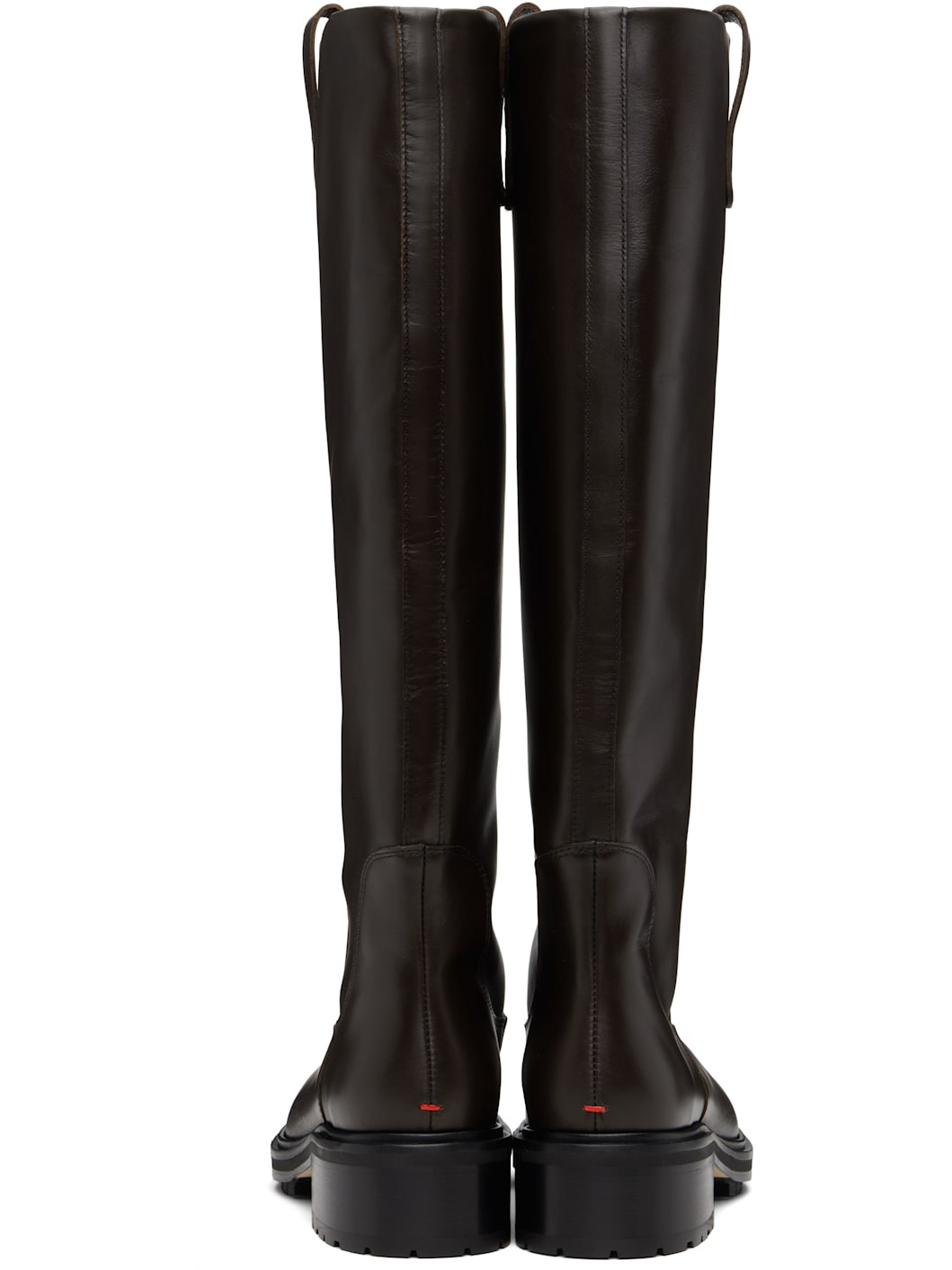 Brown Henry Leather Knee-High Boots - 2