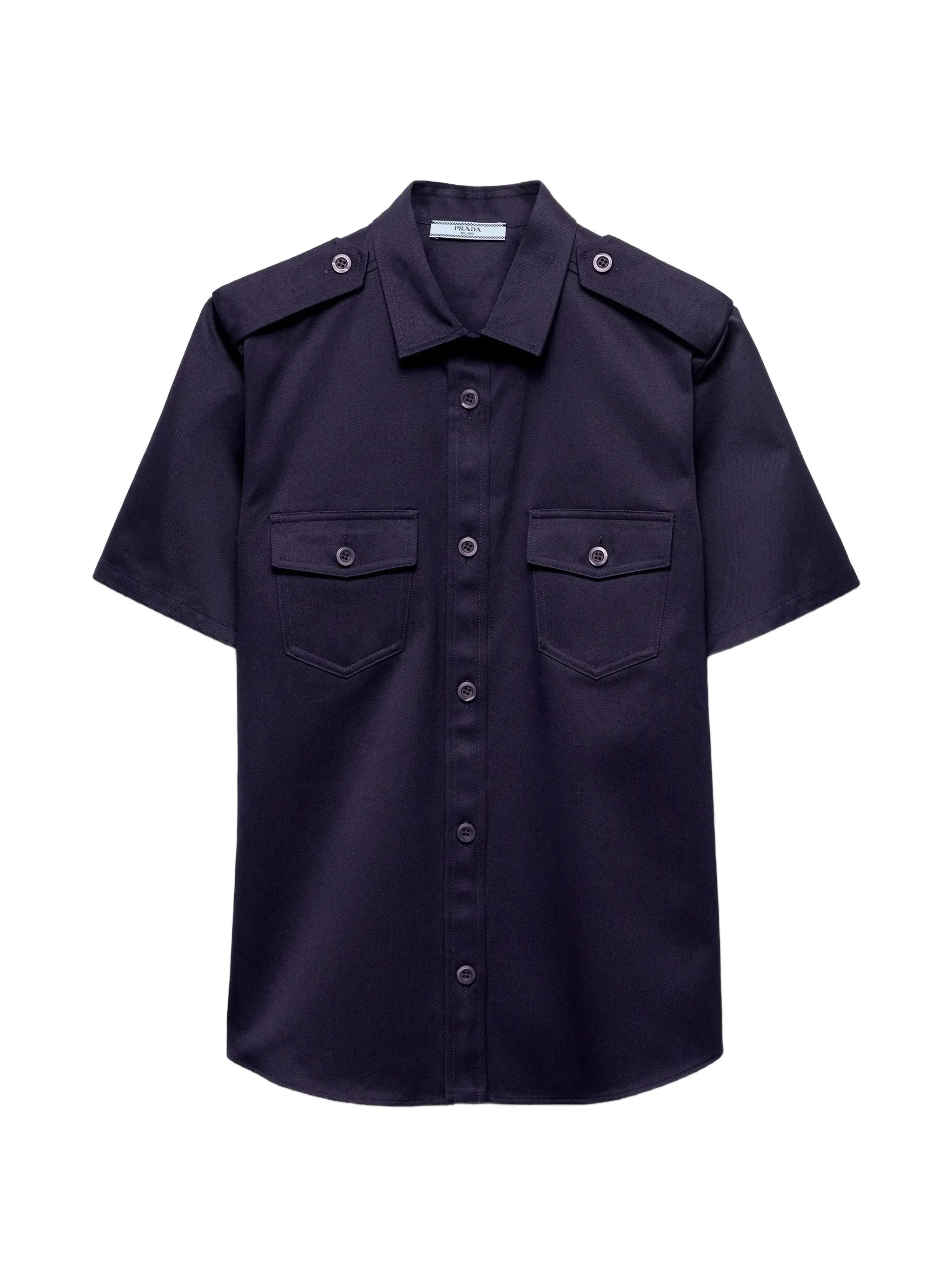 epaulettes pocket shirt - 1