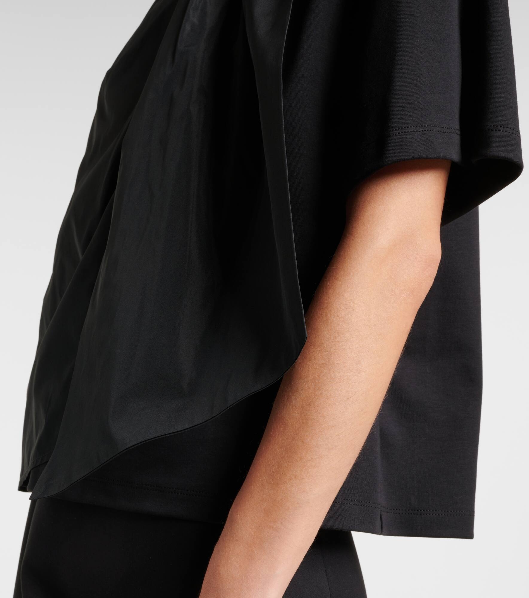 Colle bow-detail cotton jersey T-shirt - 5