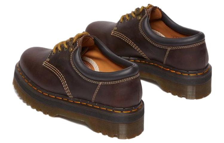 Dr. Martens 8053 Arc Crazy Horse Leather Platform Shoes 'Dark Brown' 31126201 - 4