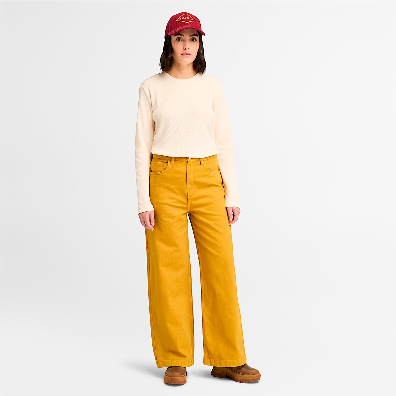 Women's Timberland® Long-Sleeve Waffle T-Shirt - 3