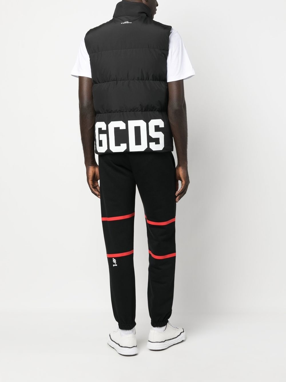 striped cotton track pants - 2