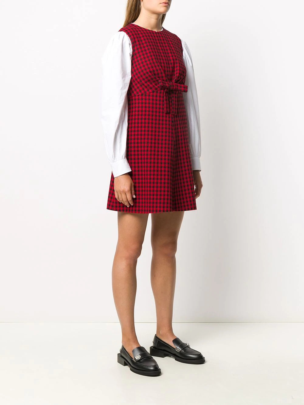 gingham check mini dress - 3