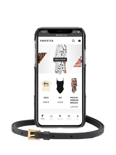 Prada wrist strap phone case outlook