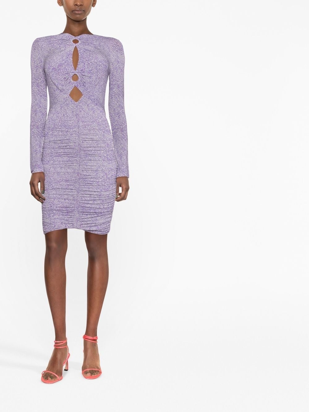 cut-out minidress - 2