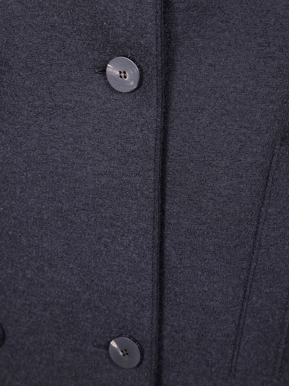 double-breasted high-neck coat - 3