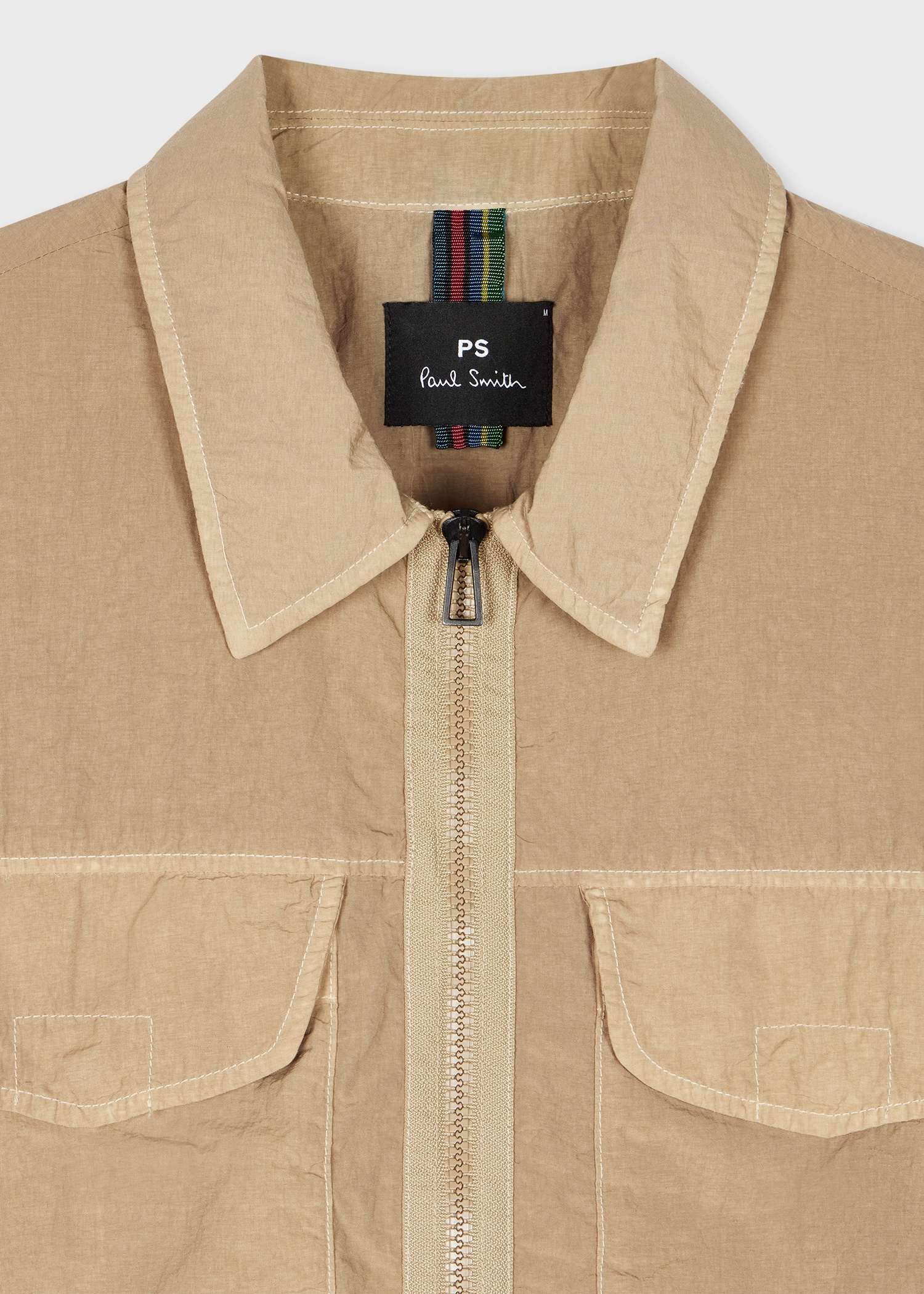 Sand Garment Dyed Nylon Jacket - 2