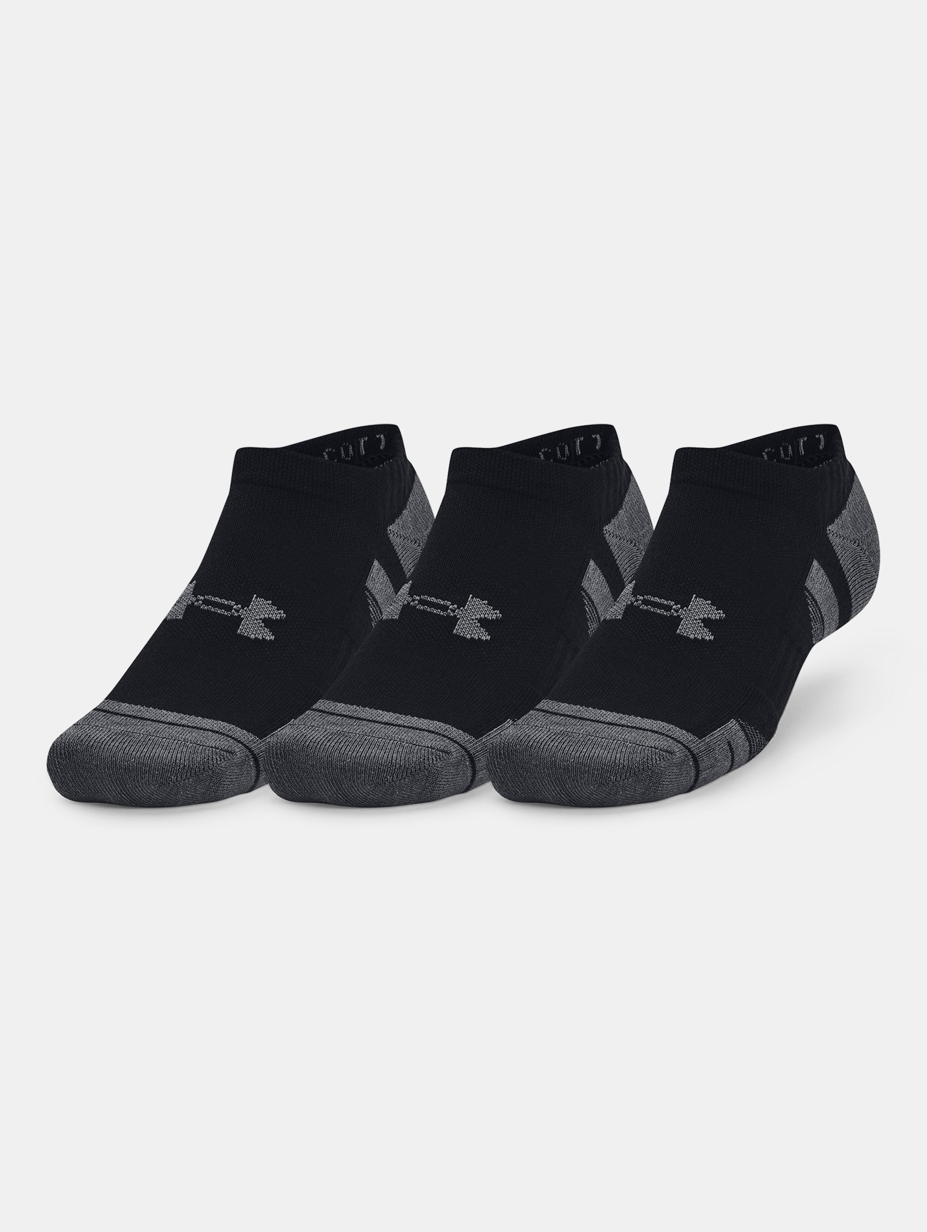 Unisex UA Performance Cotton 3-Pack No Show Socks - 3
