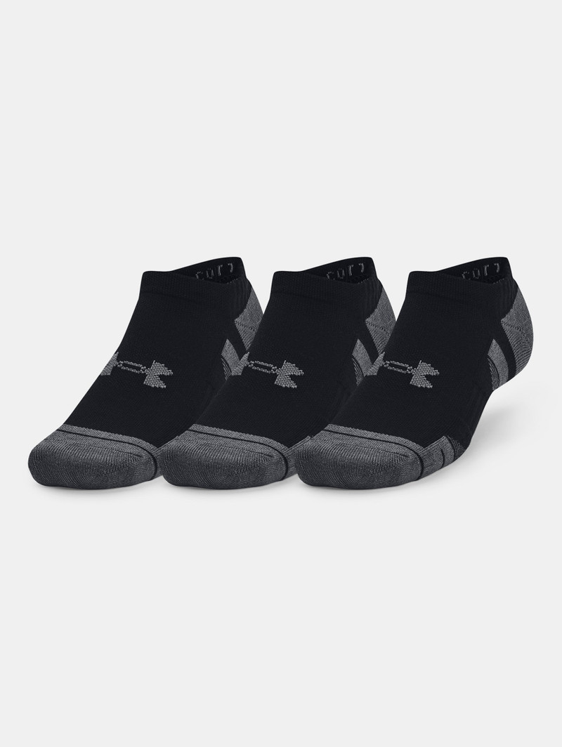 Unisex UA Performance Cotton 3-Pack No Show Socks 3