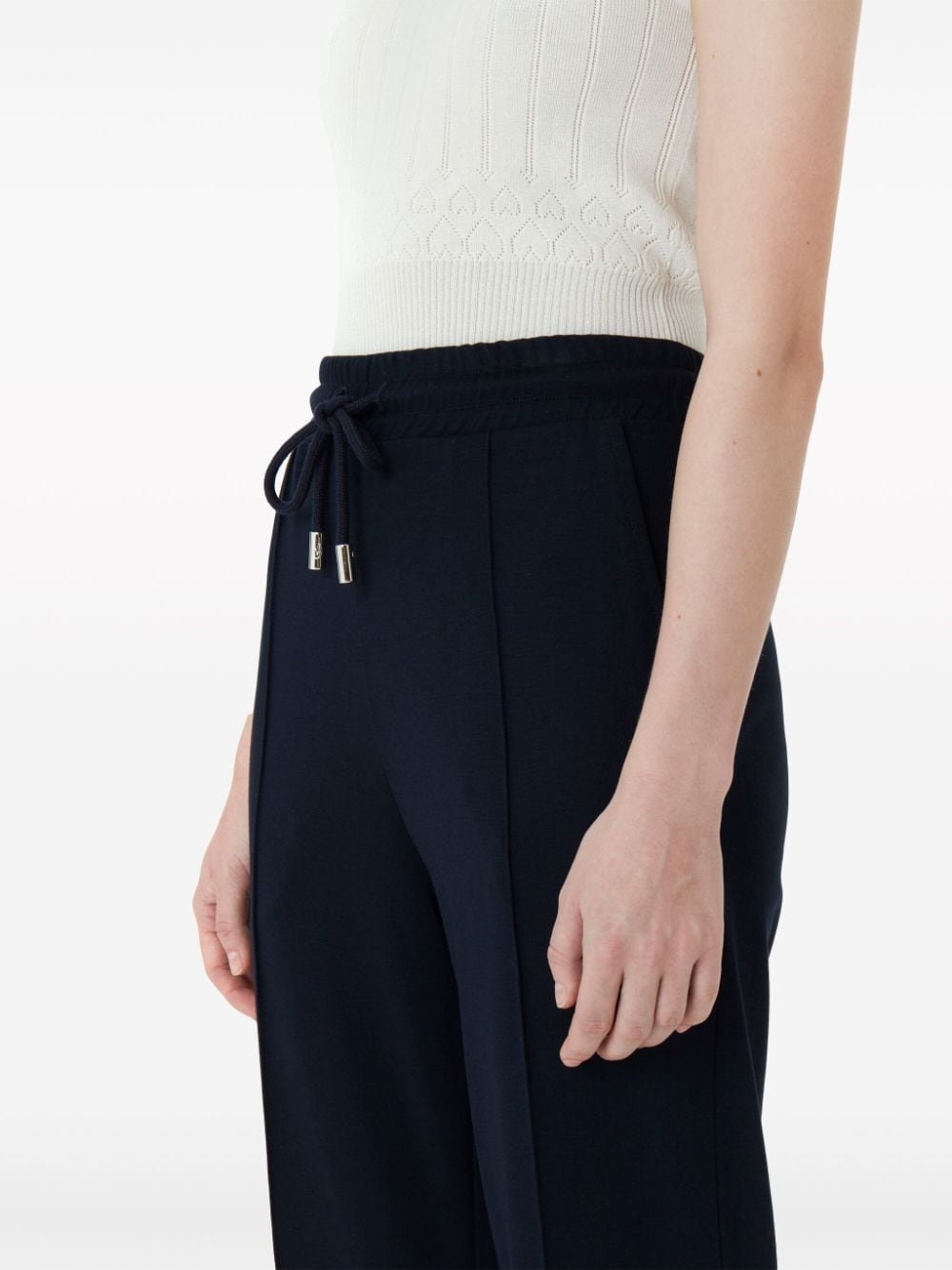 slim-cut flared track pants - 5